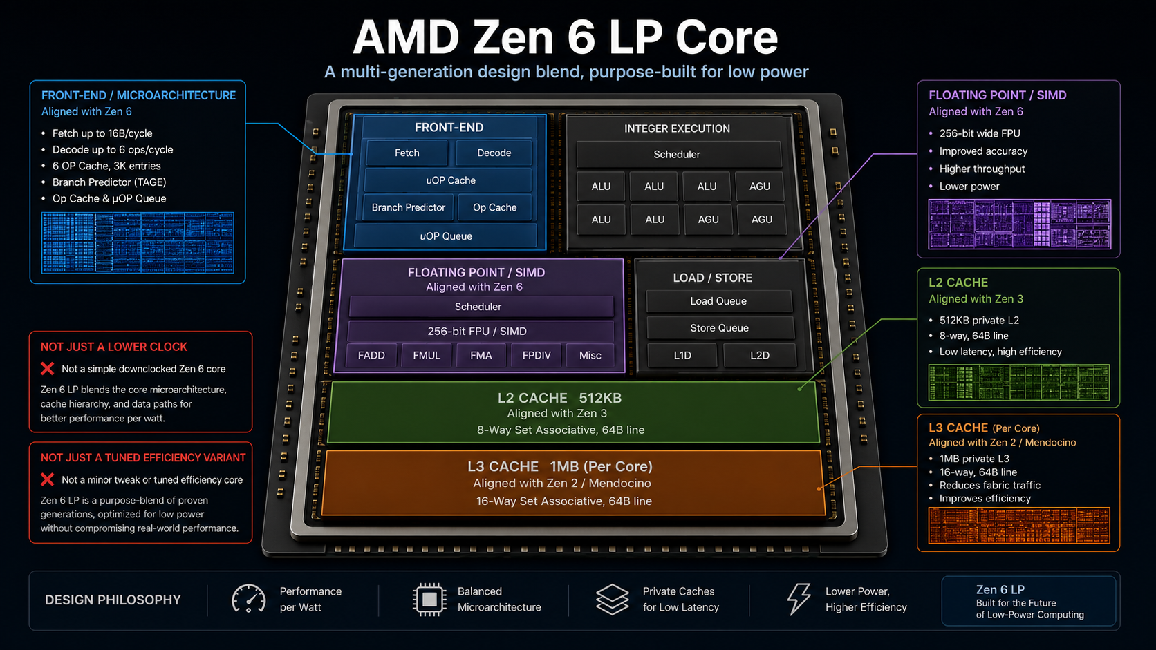 Hybrid Architecture Built from Multiple Zen Gen