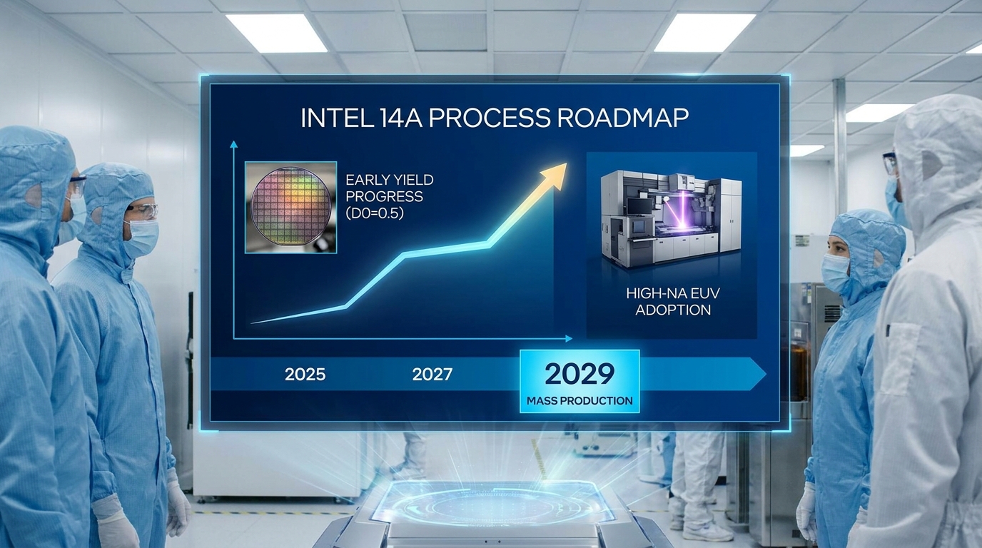 Intel 14A Process Yield Milestone
