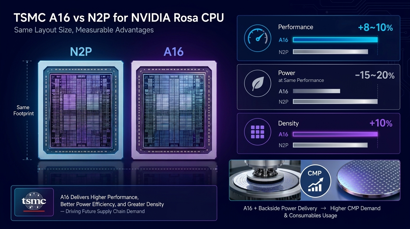 TSMC A16 vs N2P